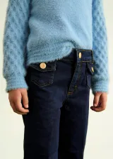 abel &amp; lula M&auml;dchen Kinder Palazzo-Jeans blau