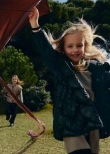 abel &amp; lula M&auml;dchen Winter Jacke lang schwarz