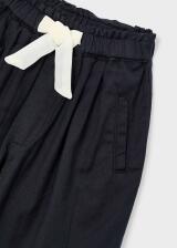 mayoral M&auml;dchen Kinder Hose Paperbag schwarz