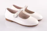 beberlis festliche Kinderschuhe Ballerinas Kommunion ecru
