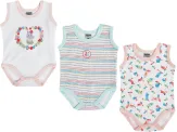 Boley Baby Body 3er-Pack Girls