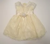 ceci kid festliches Babykleid Taufkleid Spitze ivory