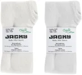 Jacky Baby Strumpfhose 2-er Biobaumwolle weiß und ecru
