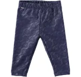 Sarabanda Kinder Leggings Lederoptik blau