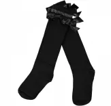 Sarabanda Kinder Mädchen Kniestrümpfe Rüsche schwarz