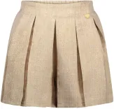 Le Chic Mädchen Hosen Rock Shorts Brokat beige