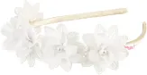 Souza Kinder Haarreif Blüten Carmen weiß