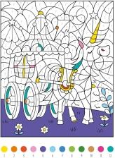 Ars Edition Malbuch Malen nach Zahlen Einh&ouml;rner