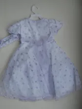 TipTop festliches Babykleid M&auml;dchen Kleid Lilly wei&szlig;-lila