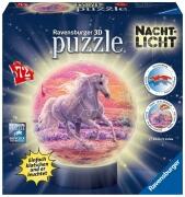 Ravensburger 3D-Puzzle 72 Teile Nachtlicht Pferde am Strand