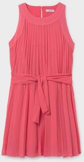 mayoral Teens Mädchen Kleid Plissee koralle