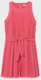 mayoral Teens Mädchen Kleid Plissee koralle