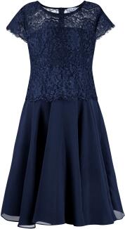 Happy Girls Teens Kleid festlich Konfirmation Spitze blau