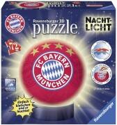 Ravensburger 3D-Puzzle 72 Teile FC Bayern München Nachtlicht