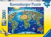 Ravensburger Puzzle XXL 200 Teile Große, weite Welt