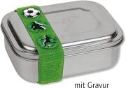 Brotdose Lunchbox Edelstahl Fußball