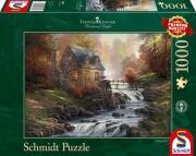 Schmidt Puzzle 1000 Teile Kinkade Bei der alten Mühle