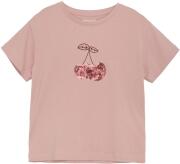 Creamie Mädchen T-Shirt mit Pailletten-Kirschen rosa