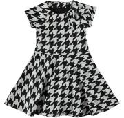 Sarabanda Mädchenkleid Kinderkleid Sweat schwarz-weiß