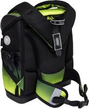 Belmil Premium Schulranzen-Set Compact Plus 5-tlg. Schwarz Gr&uuml;n