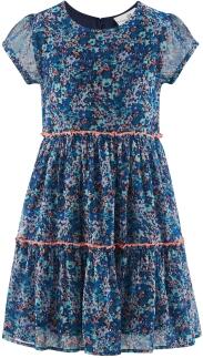 Happy Girls Kinderkleid Mädchen Kleid Blüten blau