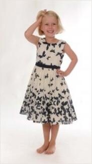 Happy Girls Sommerkleid Kinderkleid Schmetterling