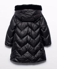 abel &amp; lula M&auml;dchen Winter Jacke lang schwarz