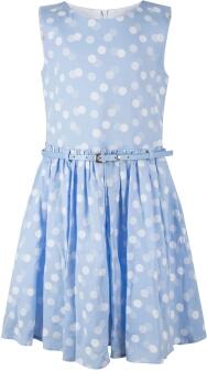 Happy Girls Kinder Sommerkleid Punkte hellblau