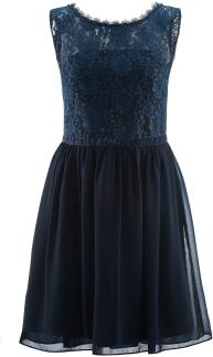 Happy Girls festliches Teens Mädchen Kleid Konfirmation blau