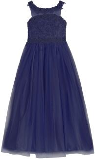 Danamade festliches Teens Mädchen Kleid lang Ella navy