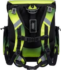 Belmil Premium Schulranzen-Set Compact Plus 5-tlg. Schwarz Gr&uuml;n