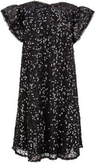 Happy Girls Teens Kleid Kinderkleid festlich Pailletten schwarz