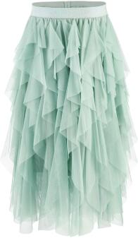 Happy Girls Teens Mädchen Rock festlich mint