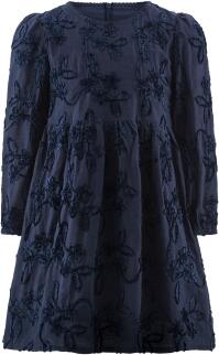 Happy Girls Mädchen Kinder Kleid festlich Floral blau vorne