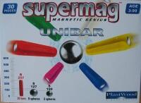 Supermag Magnet-Konstruktionskasten UNIBAR 30 Teile
