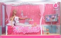 Mattel Barbie Puppe und Himmelbett