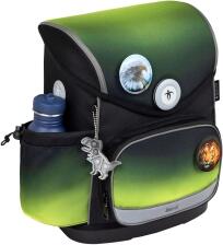 Belmil Premium Schulranzen-Set Compact Plus 5-tlg. Schwarz Gr&uuml;n
