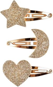 Souza Haar-Clip Penelpe Stern-Mond-Herz gold