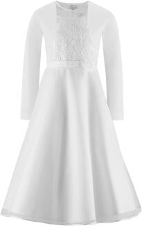 Eisend Girls klassisches Kommunionkleid Bente weiß
