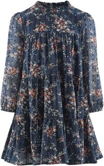 Happy Girls Kinderkleid Mädchen Kleid mit Stehkragen geblümt