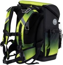 Belmil Premium Schulranzen-Set Compact Plus 5-tlg. Schwarz Gr&uuml;n