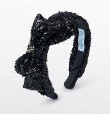 abel &amp; lula M&auml;dchen Haarreif Pailletten schwarz