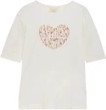 Creamie M&auml;dchen T-Shirt Happiness Matters ecru