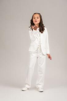 Danamade Teens Mädchen festlicher Blazer ecru