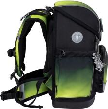 Belmil Premium Schulranzen-Set Compact Plus 5-tlg. Schwarz Gr&uuml;n