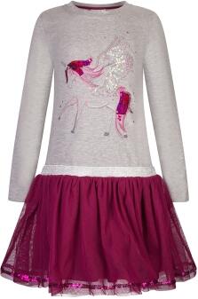 Happy Girls Mädchen Kleid Einhorn berry