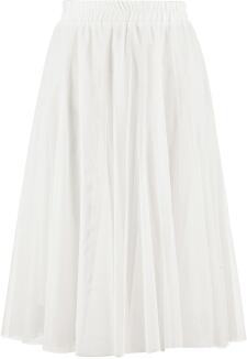 Happy Girls Teens Mädchen Godet Rock festlich ecru