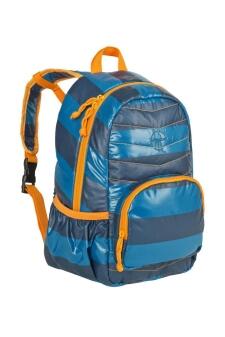 LÄSSIG Kinderrucksack Quilted Backpack Striped Petrol