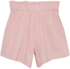 Creamie M&auml;dchen Shorts mit Glitzer-Streifen rosa