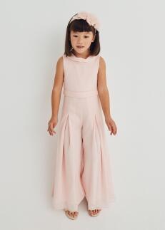 abel & lula Mädchen Jumpsuit festlich rosa